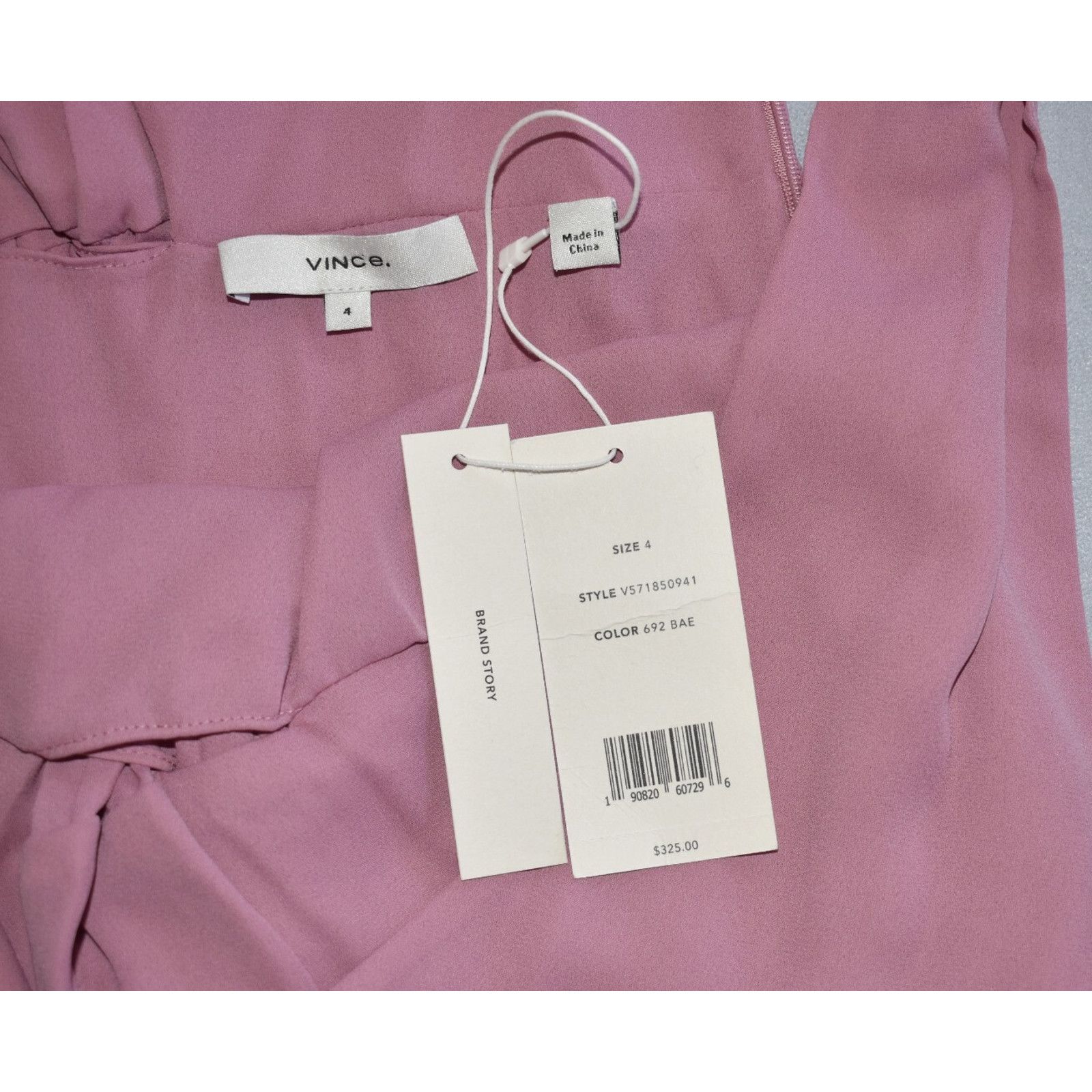 Vince NWT VINCE Baies Twist Front Pleated A Line Midi Dress 4 $325 Size S / US 4 / IT 40 - 6 Thumbnail