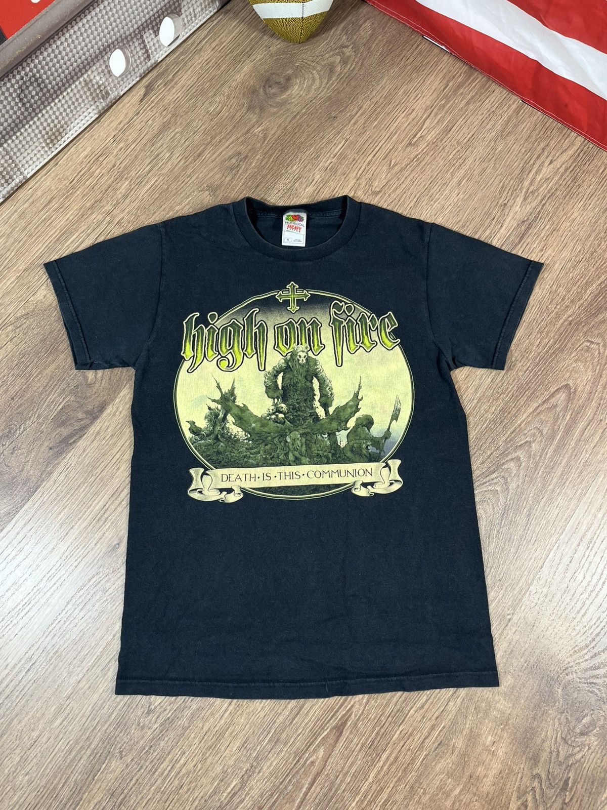 Band Tees Vintage High On Fire Death Is This Communion T Shirt Size US S / EU 44-46 / 1 - 1 Thumbnail