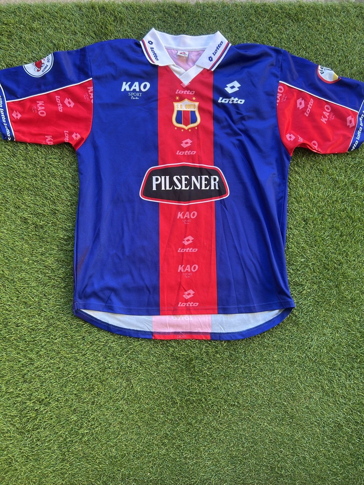 Lotto Sport Vintage Lotto S.D. Quito Jersey Size XL Size US XL / EU 56 / 4 - 1 Thumbnail