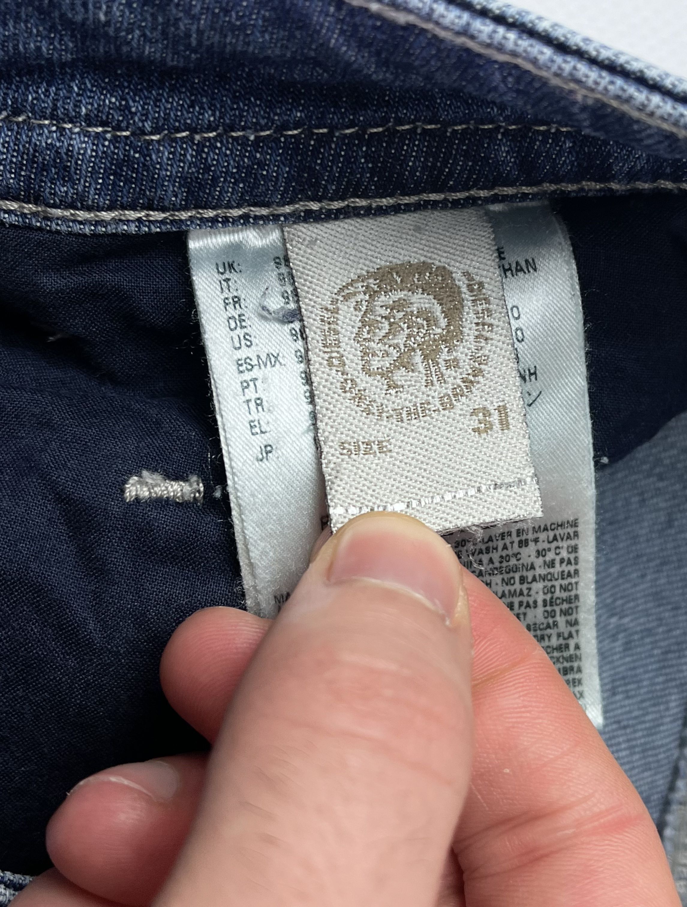 Diesel × Hysteric Glamour × Japanese Brand Diesel Mens Akee Baggy Fit Blue Denim Jeans Size US 31 - 8 Thumbnail