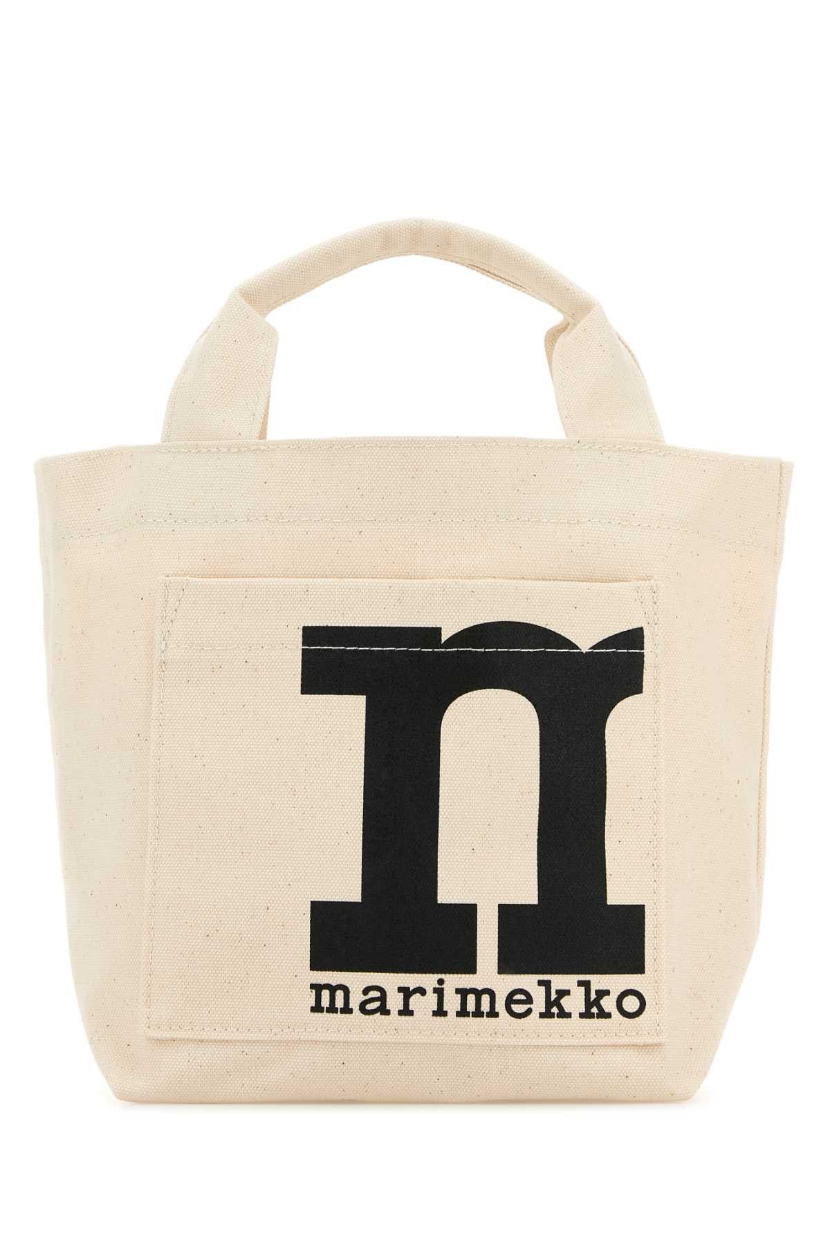Marimekko Melange Sand Canvas Shopping Bag Size ONE SIZE - 1 Thumbnail