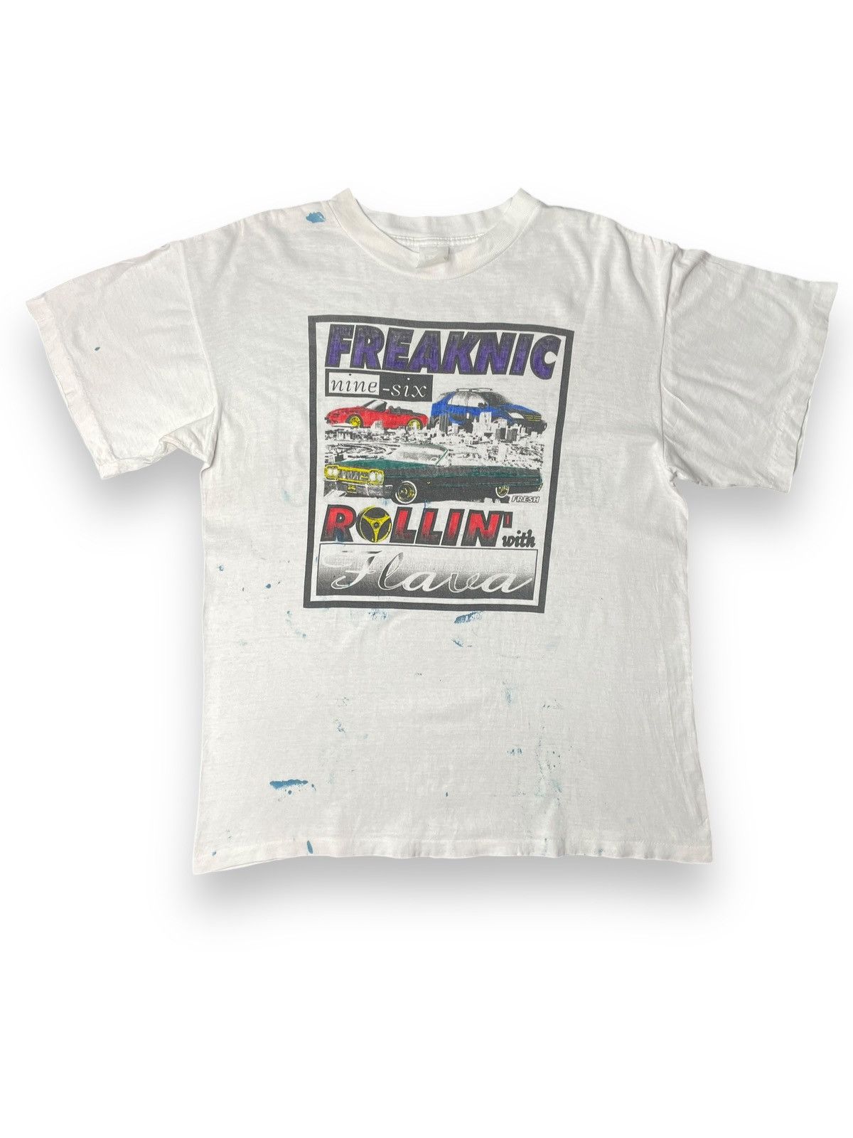 Rap Tees × Vintage Vintage Freaknik 96 Rollin With Flava Shirt Size US L / EU 52-54 / 3 - 1 Thumbnail