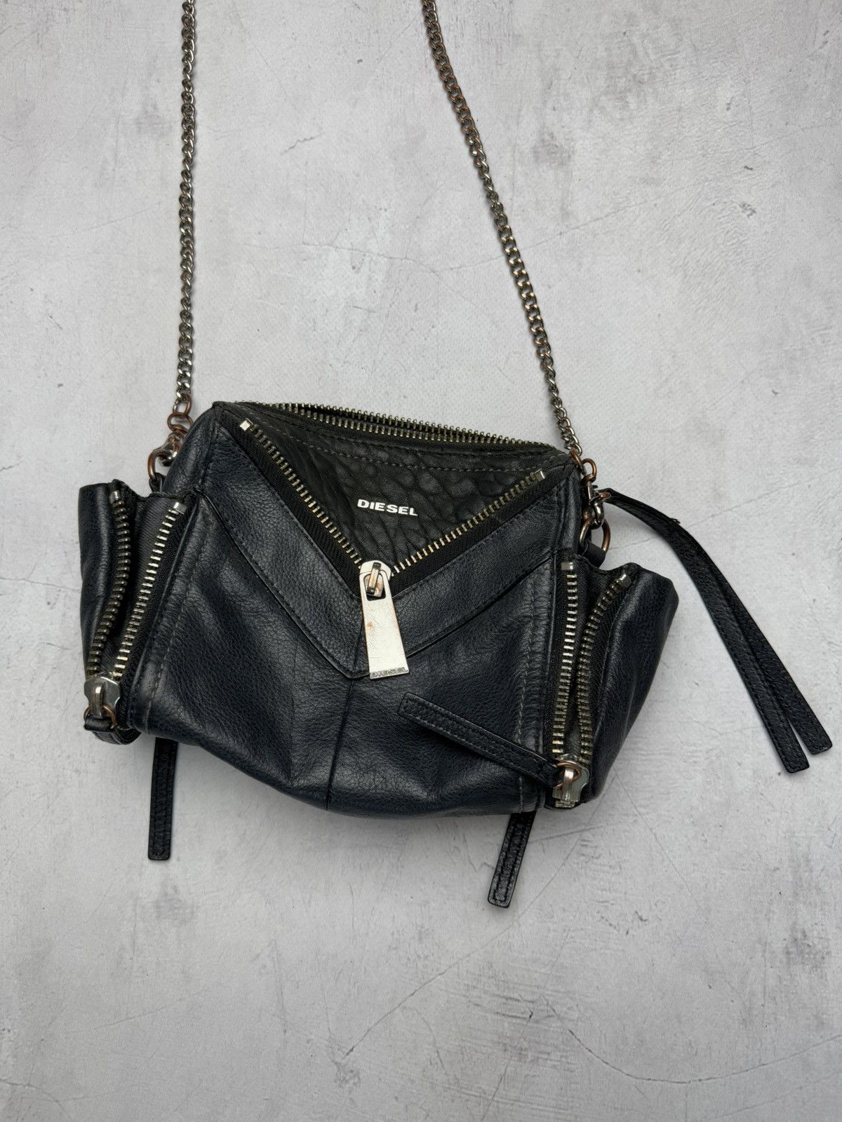 Diesel Bag Leather Y2K Vintage