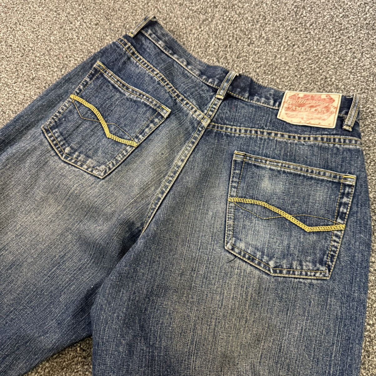 Japanese Brand 🔥🇯🇵 Vintage Bootcut Amore Puro Distressed Denim W30 L33 Size US 30 / EU 46 - 7 Thumbnail