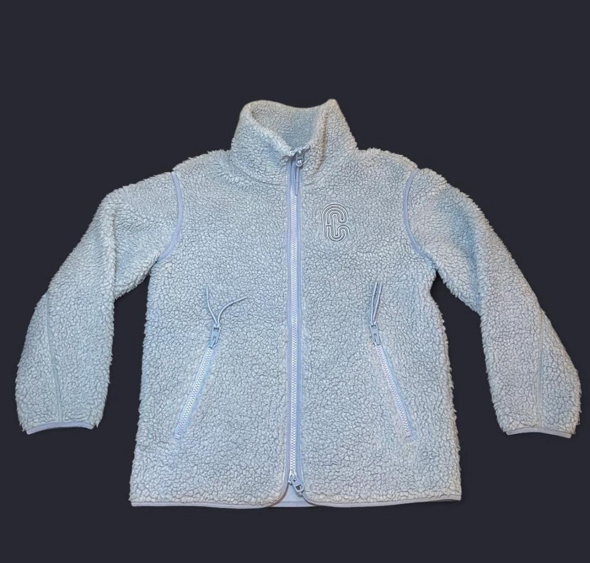 Coach Coach Fleece Sherpa Light Blue Zip Up Size M Size M / US 6-8 / IT 42-44 - 1 Thumbnail