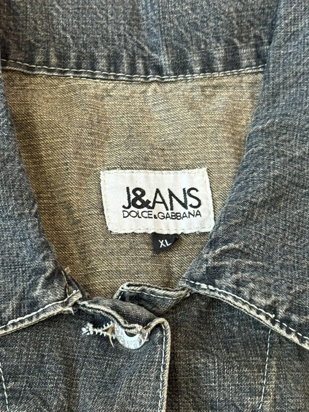 Dolce & Gabbana Dolce & Gabbana D&G Jeans Ladies Denim Jacket Large XL Size XL / US 12-14 / IT 48-50 - 5 Thumbnail