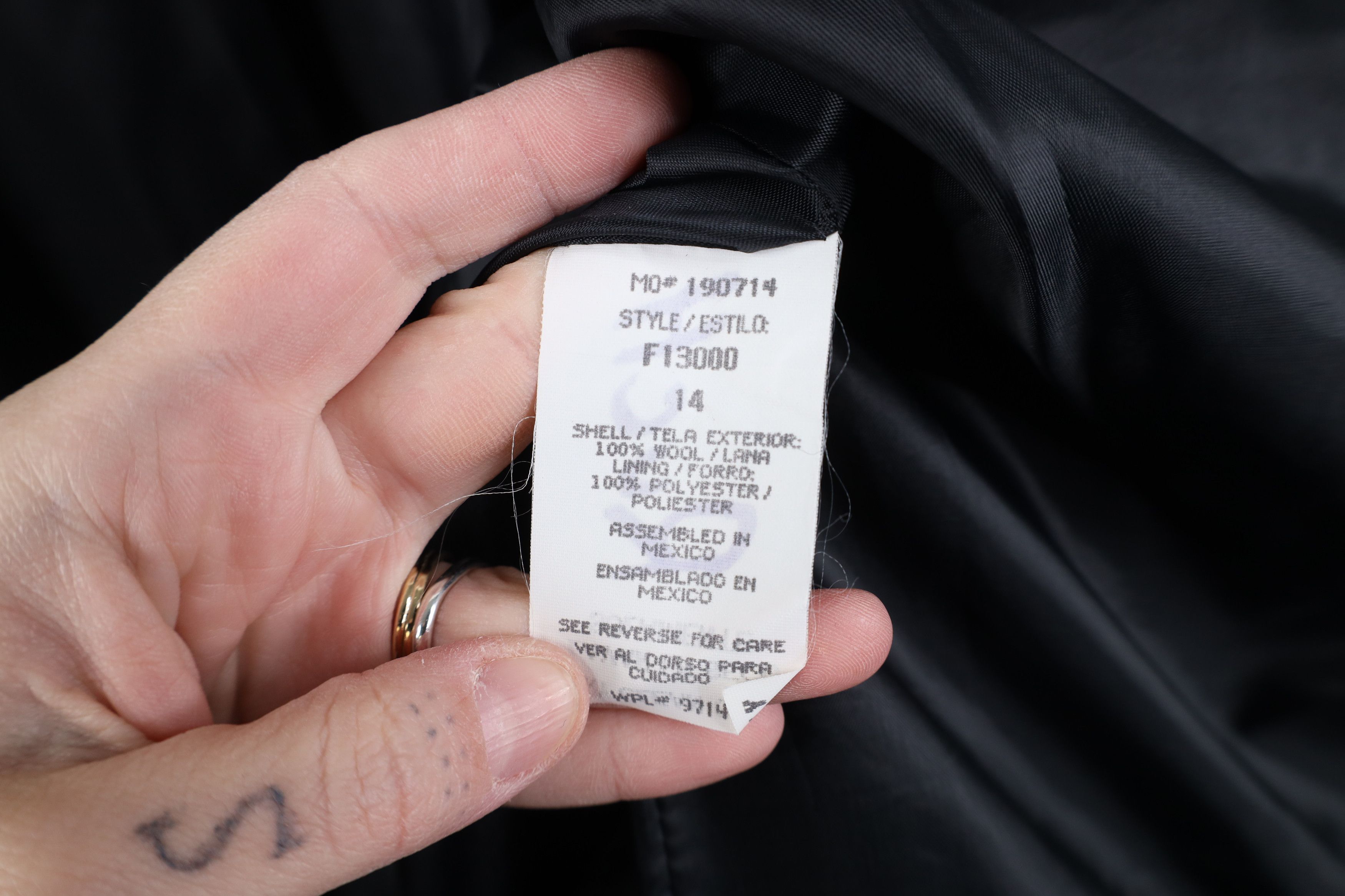 Vintage Vintage 90s Streetwear Button Suit Coat Blazer Jacket Black Size XL / US 12-14 / IT 48-50 - 10 Thumbnail
