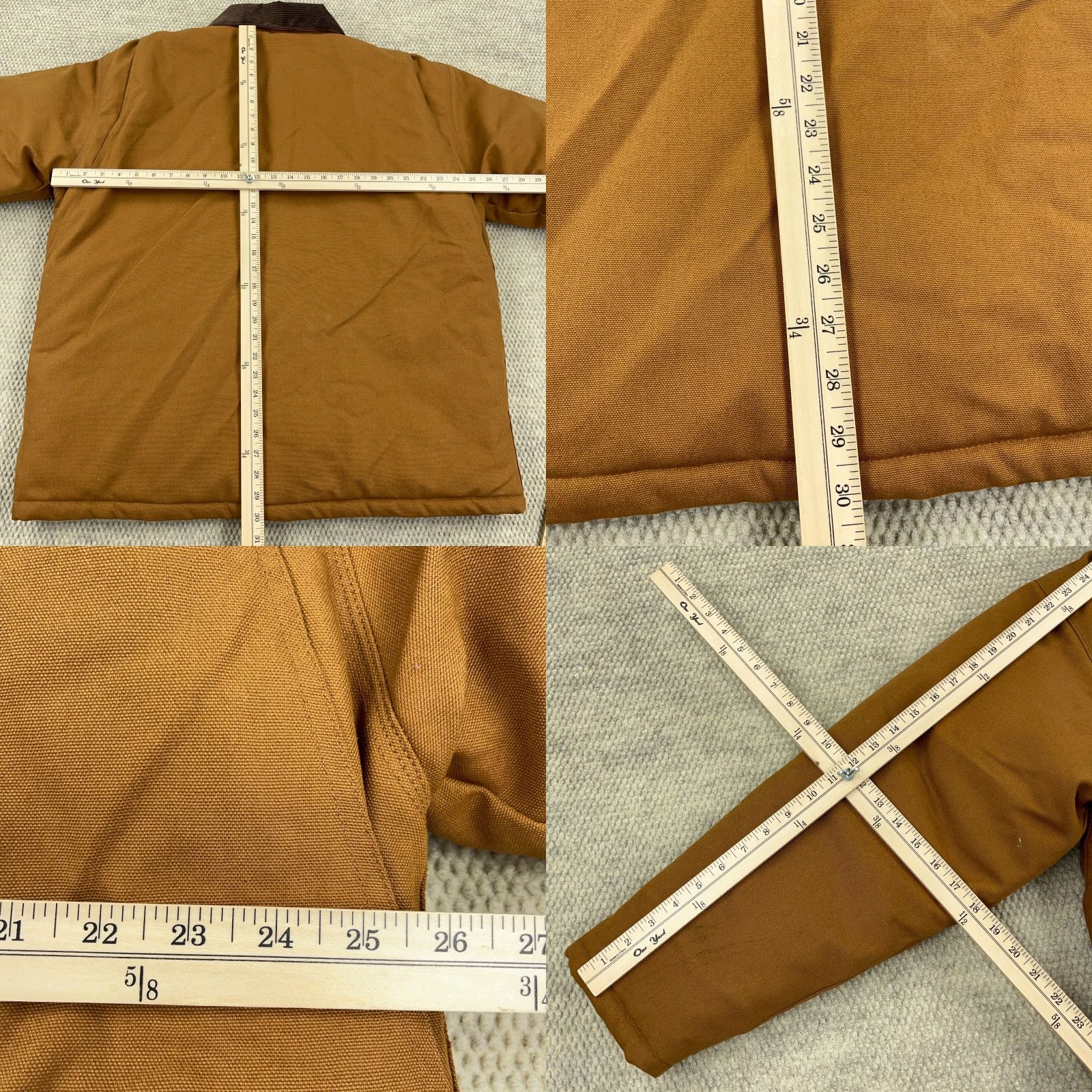 Vintage VINTAGE Steelguard Jacket Men XL Brown Canvas Chore Coat 80s Retro Hipster Mens Jacket Size US XL / EU 56 / 4 - 8 Thumbnail