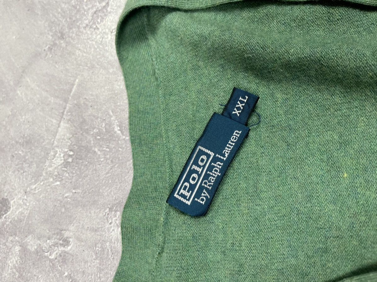 Polo Ralph Lauren 90s Vintage Polo Ralph Lauren Wool cardigan sweater Green Size US XXL / EU 58 / 5 - 13 Thumbnail