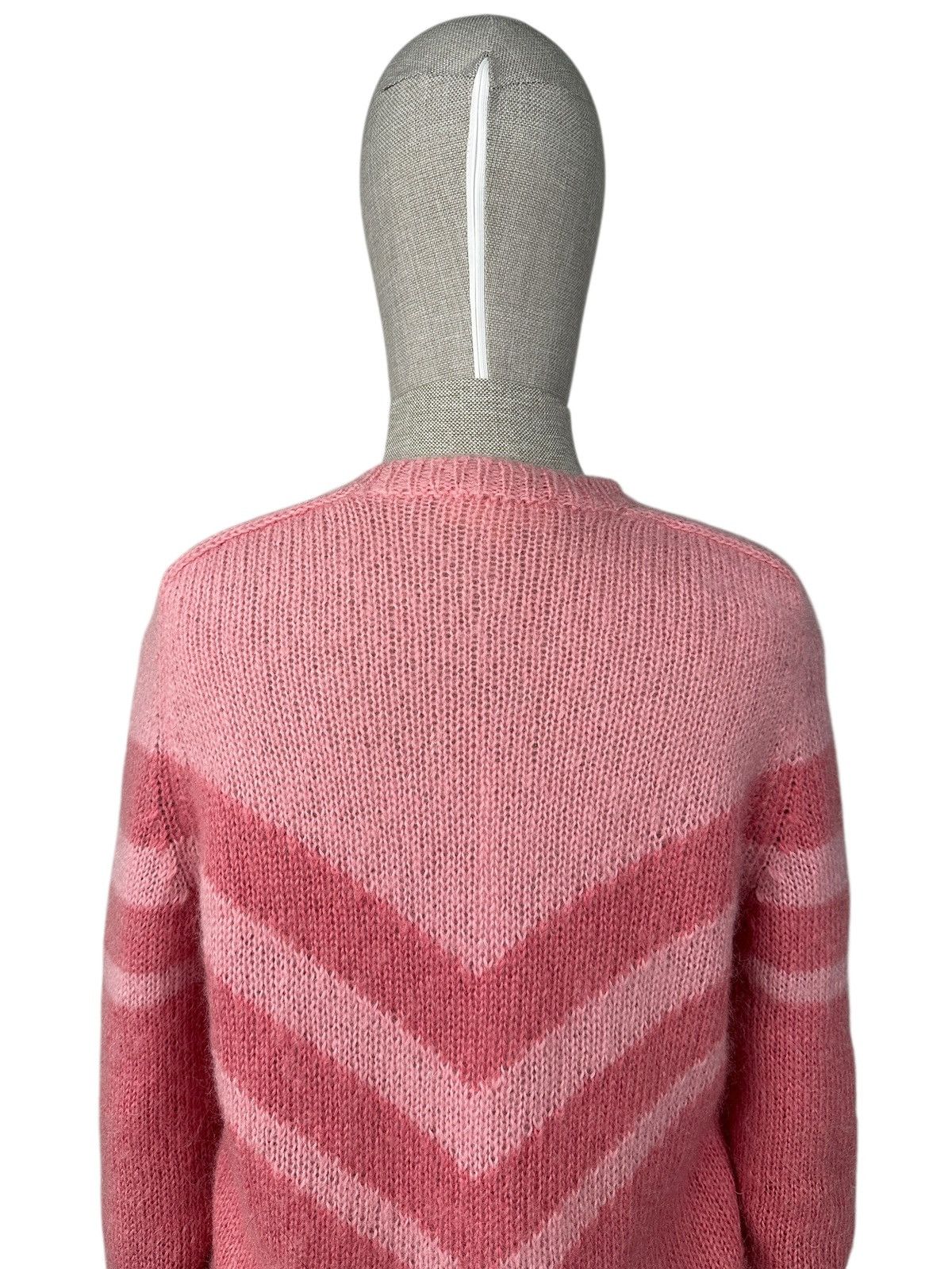 Sezane LA MAILLE SEZANE Rose Pink Kid Mohair Wool Blend Sweater Size M / US 6-8 / IT 42-44 - 11 Thumbnail