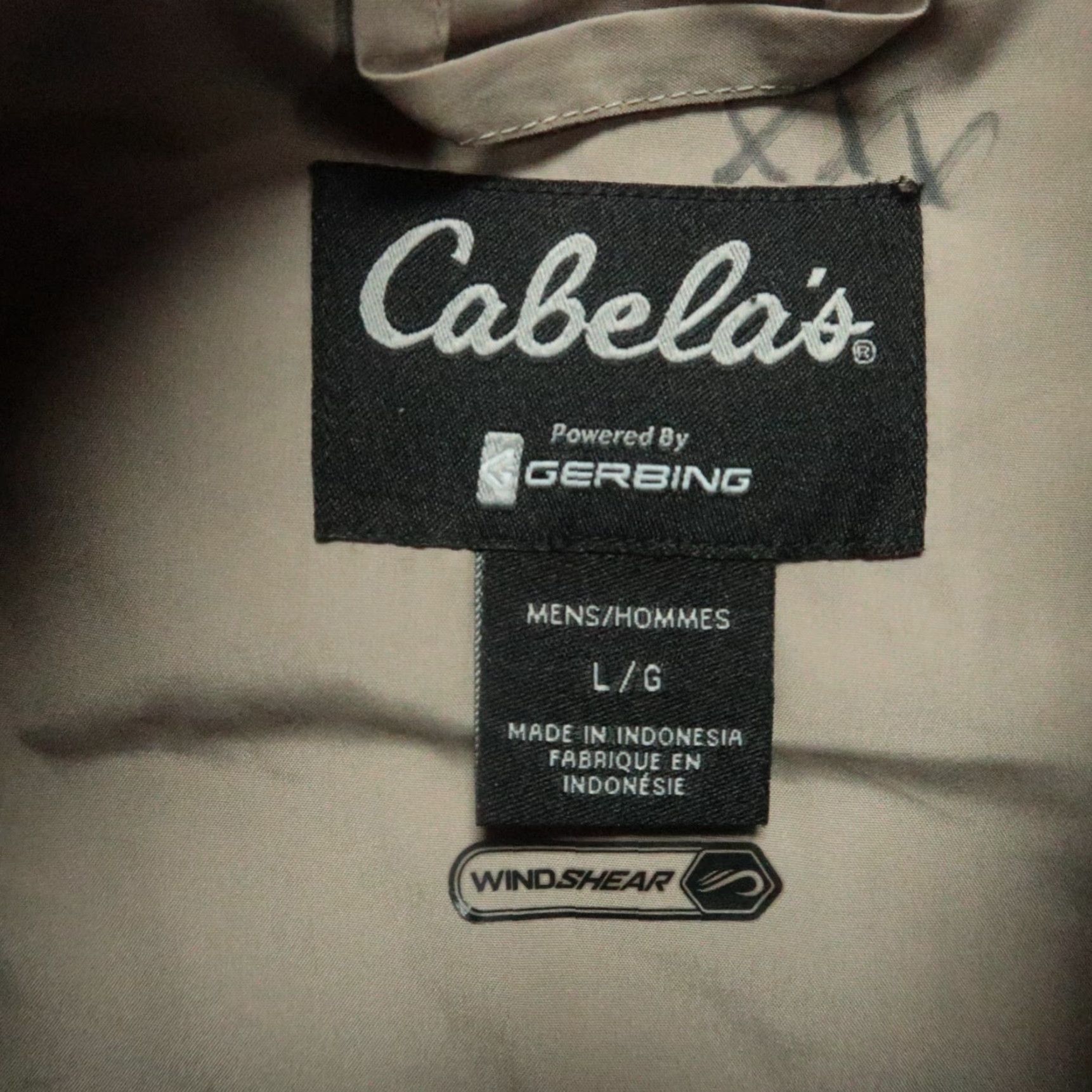 Vintage Cabela's Vest Mens Large Brown Zonz Woodlands Camouflage Windproof Full Zip Pockets Lined Mid-Length Softshell Casual Travel Workwear 130 Size US L / EU 52-54 / 3 - 3 Thumbnail