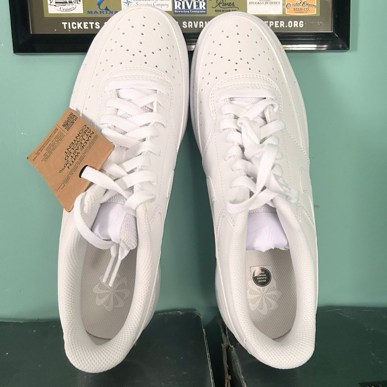 Nike Nike Court Vision Low Next Nature Sneaker White Men's 8.5 Size US 8.5 / EU 41-42 - 8 Thumbnail