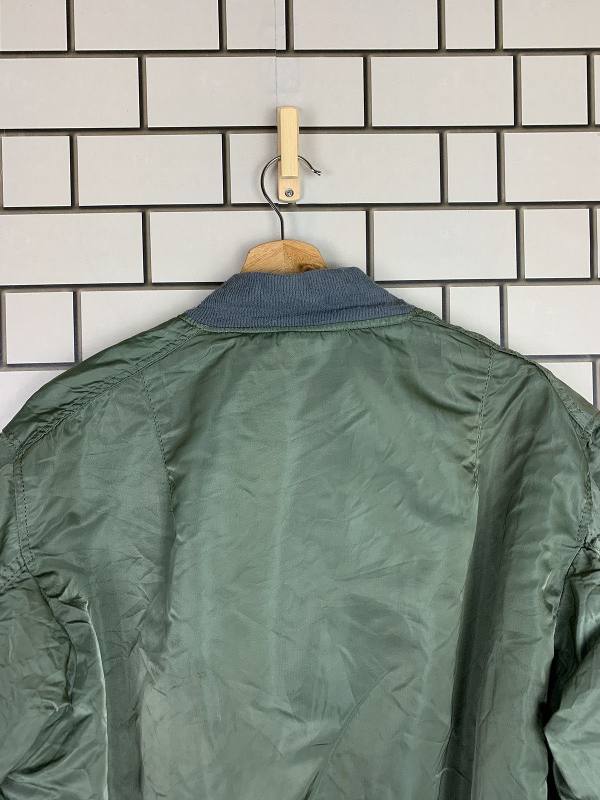 Alpha Industries × Vintage Vintage Military Alpha MA-1 Flyer Bomber Jacket Size US L / EU 52-54 / 3 - 13 Thumbnail