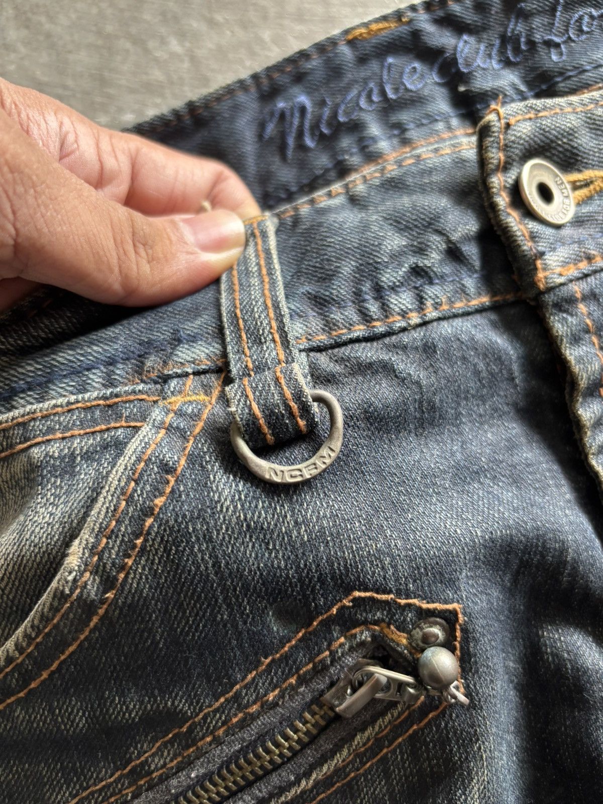 Japanese Brand FLARE DISTRESSED NICOLE CLUB FOR MEN RUSTY WASHED JAPANESE Size US 30 / EU 46 - 14 Thumbnail