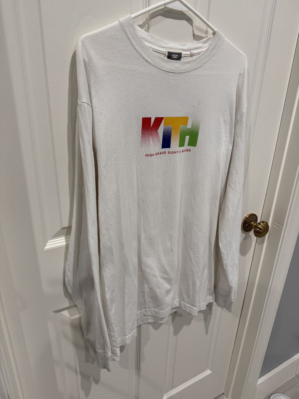 Kith Kith Sight & Sound White Longsleeve Tee size M Size US M / EU 48-50 / 2 - 2 Thumbnail