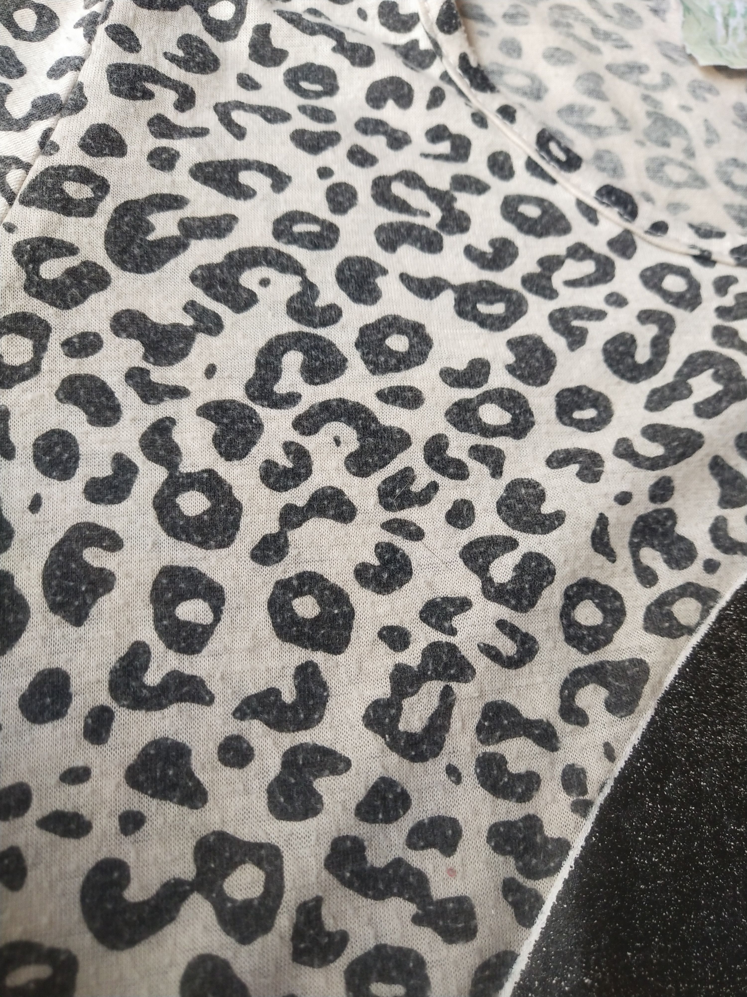 Hysteric Glamour Vintage Y2K Pop Art Face Leopard AOP Thin Grunge T-Shirt Size M / US 6-8 / IT 42-44 - 3 Thumbnail