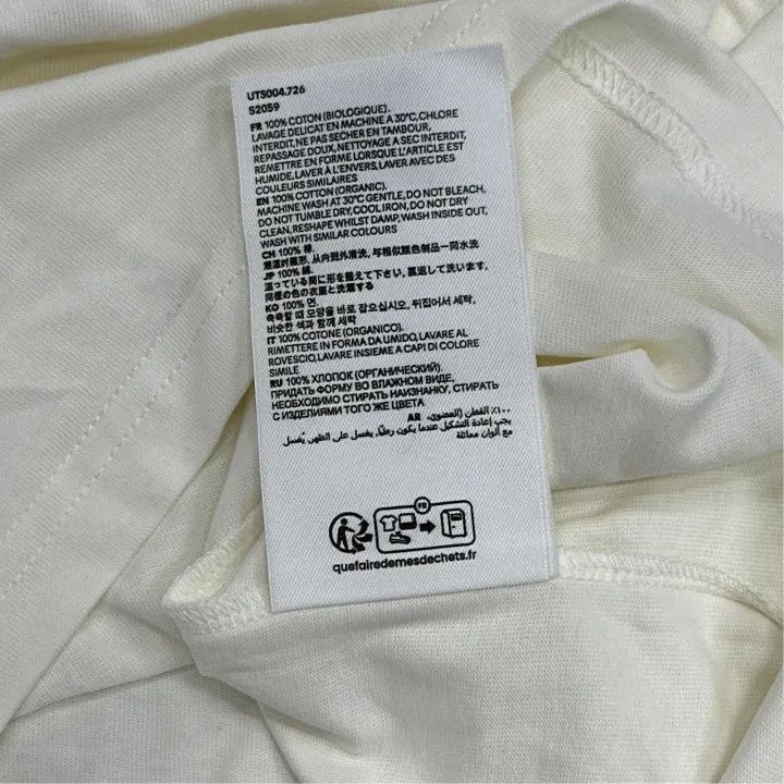 AMI AMI Classic Red Heart Embroidered White T-Shirt -2507 Size US L / EU 52-54 / 3 - 2 Thumbnail