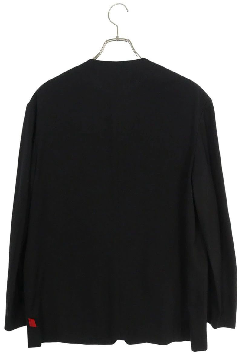 Yohji Yamamoto YOHJI YAMAMOTO POUR HOMME No-collar wool jacket Size US M / EU 48-50 / 2 - 2 Thumbnail