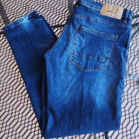 Akademiks Akademiks Jeanius Distressed Sz. 36x32 Blue Jeans Size US 36 / EU 52 - 9 Thumbnail