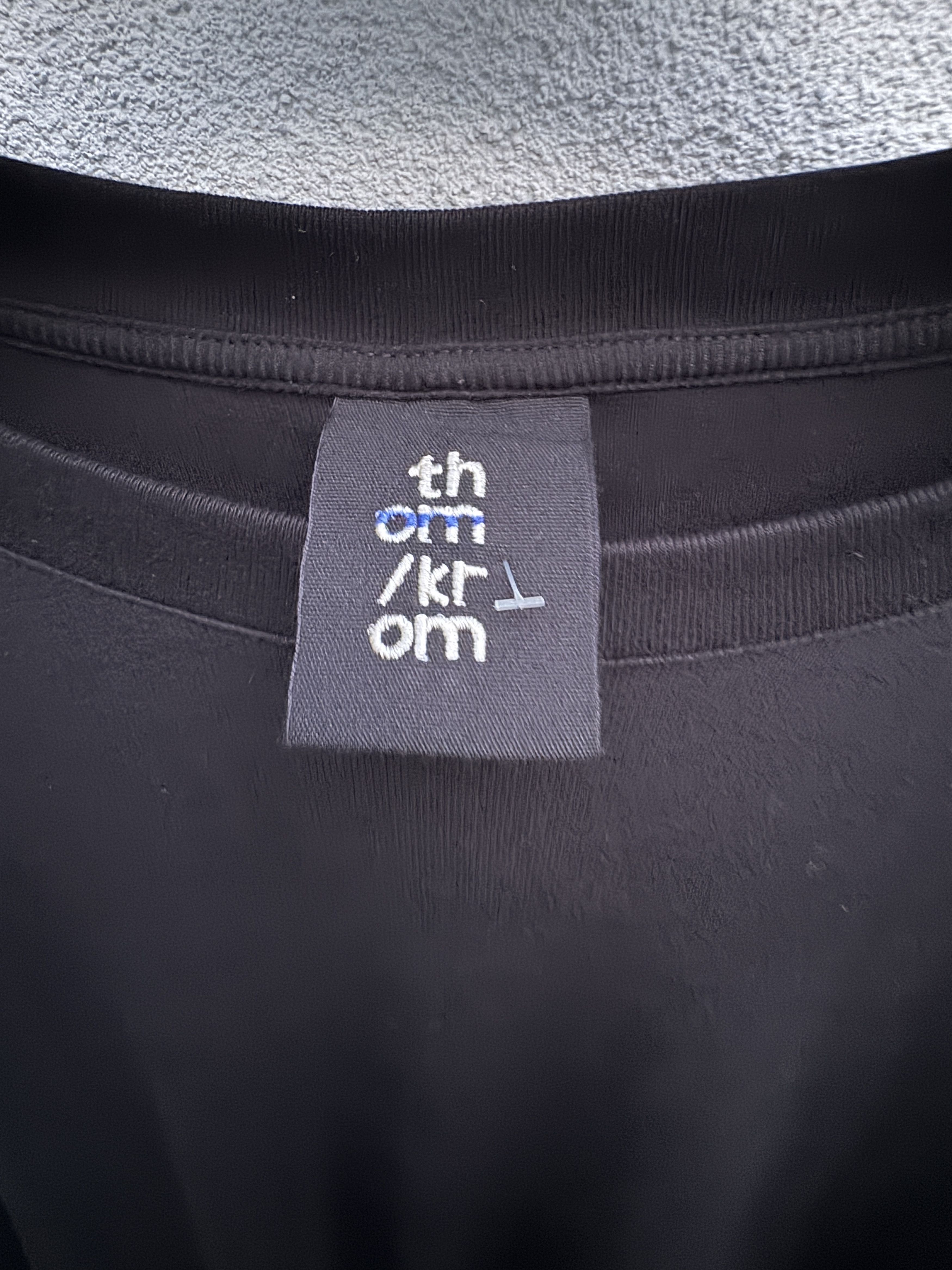 Thom Krom Thom Krom Black Longsleeve Cotton Sweater M Size US M / EU 48-50 / 2 - 5 Thumbnail