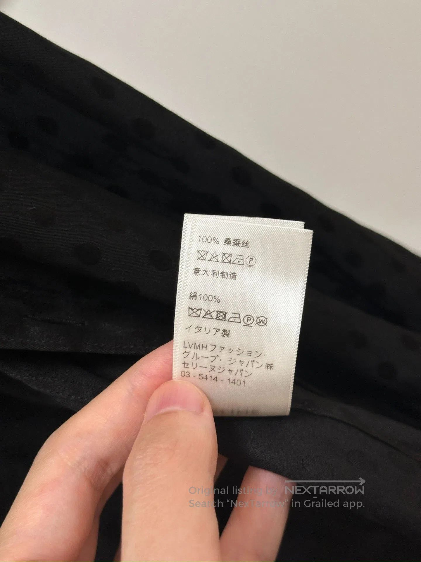 Celine Celine Black Polka Dot Silk Shirt 38. Size S / US 4 / IT 40 - 7 Thumbnail