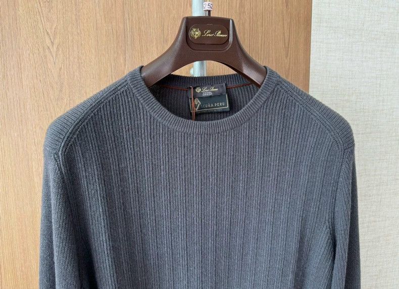 Ermenegildo Zegna Loro Piana Pure Vicuna Zip Knit Sweater Size US L / EU 52-54 / 3 - 3 Thumbnail