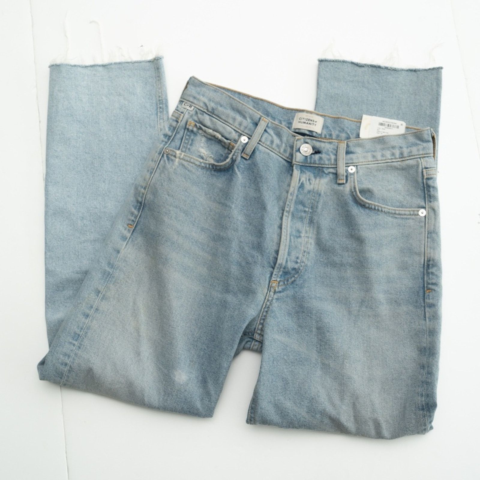 Citizens Of Humanity Citizens of Humani - Charlotte Crop High Rise Straight Jeans Size 26" / US 2 / IT 38 - 9 Thumbnail