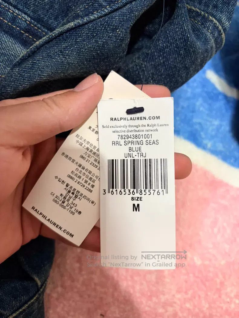 RRL Ralph Lauren RRL Ralph Lauren Washed and distressed denim jacket Size US M / EU 48-50 / 2 - 3 Thumbnail