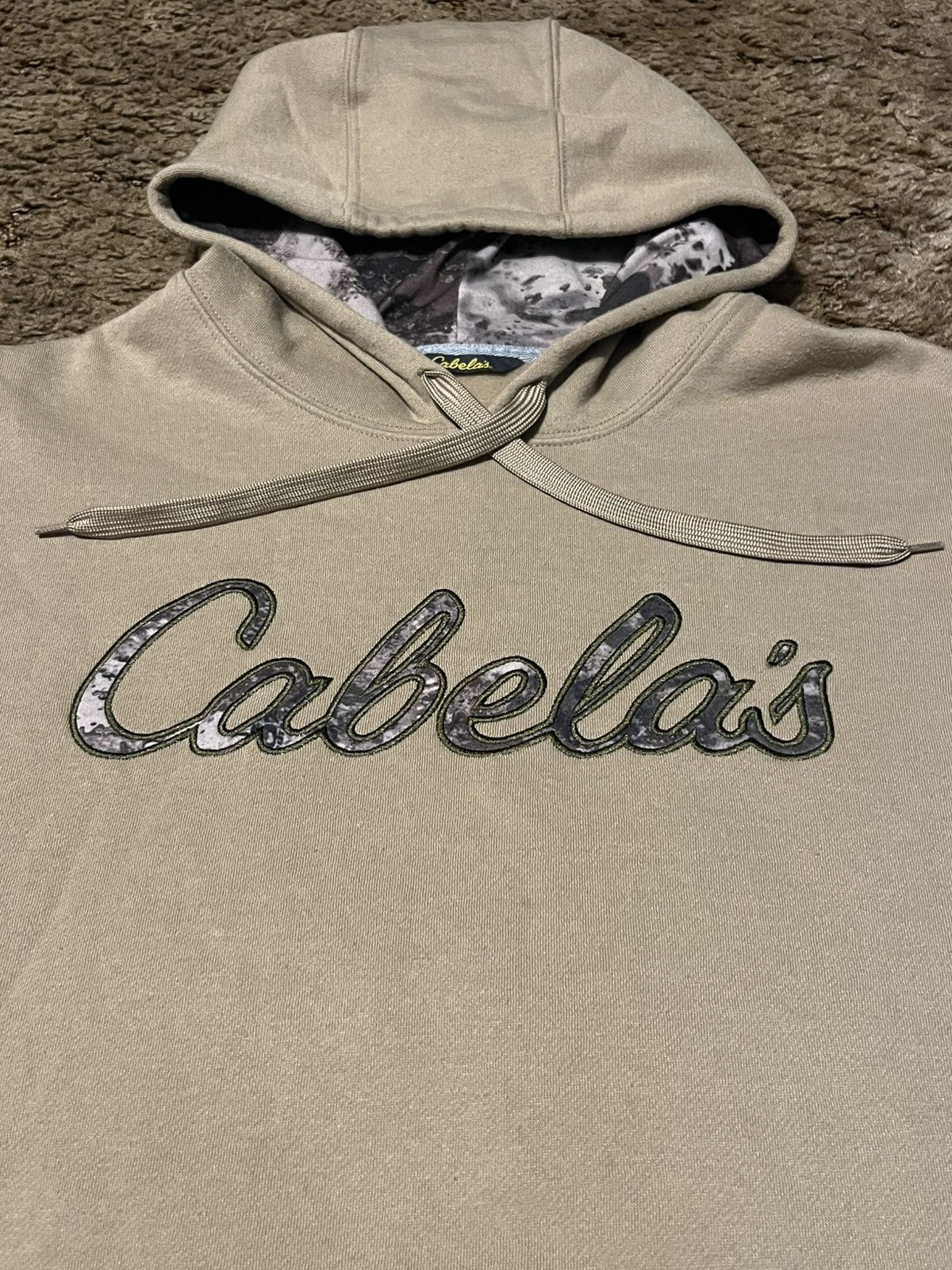 Cabelas Cabela's Camo Logo Hoodie Beige Large Size US L / EU 52-54 / 3 - 3 Thumbnail