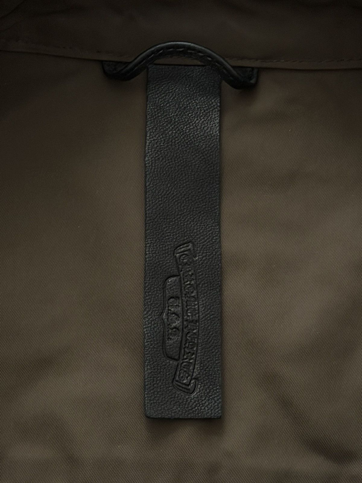 Chrome Hearts Chrome Hearts Carpenter Leather Nylon Patch Zip Up Shirt Size US L / EU 52-54 / 3 - 5 Thumbnail