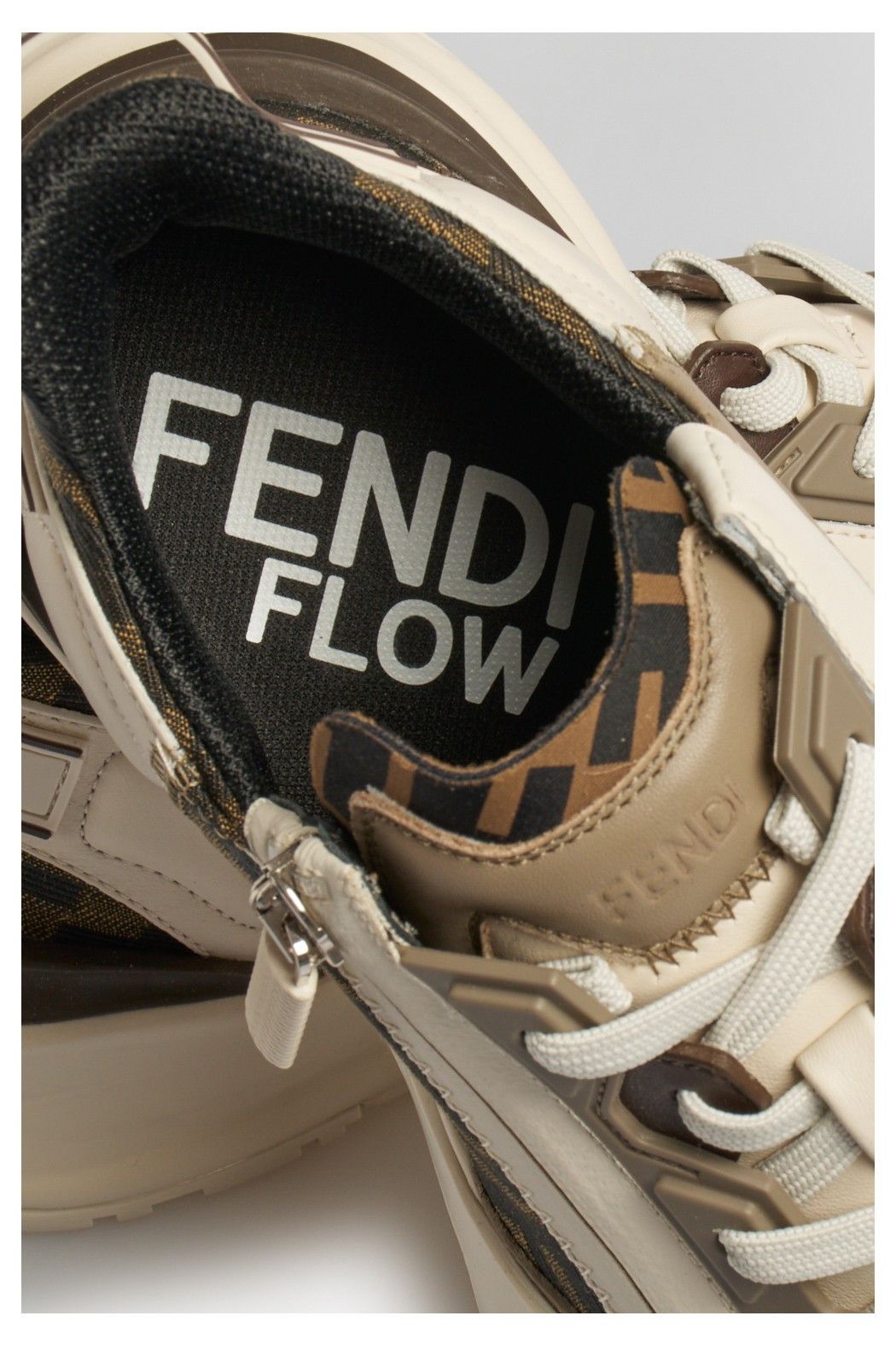 Fendi o1w1db10425 Flow Sneakers in Multicolor Size US 12 / EU 45 - 6 Thumbnail