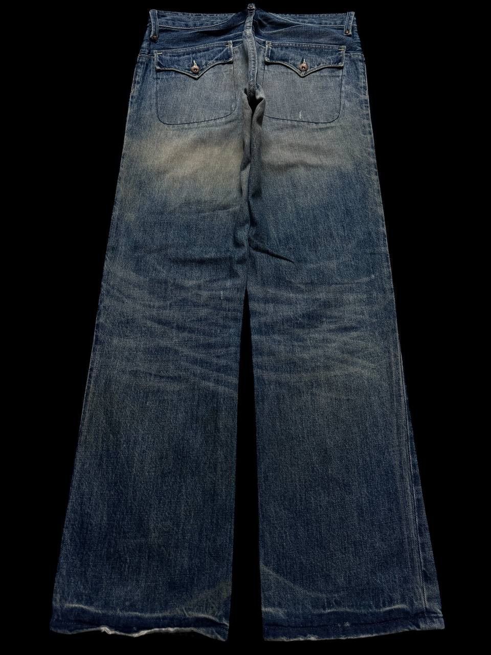 Gap BAGGY Gap Rusty Mudwash Distressed Straight Baker Pants Jean Size US 31 - 2 Thumbnail