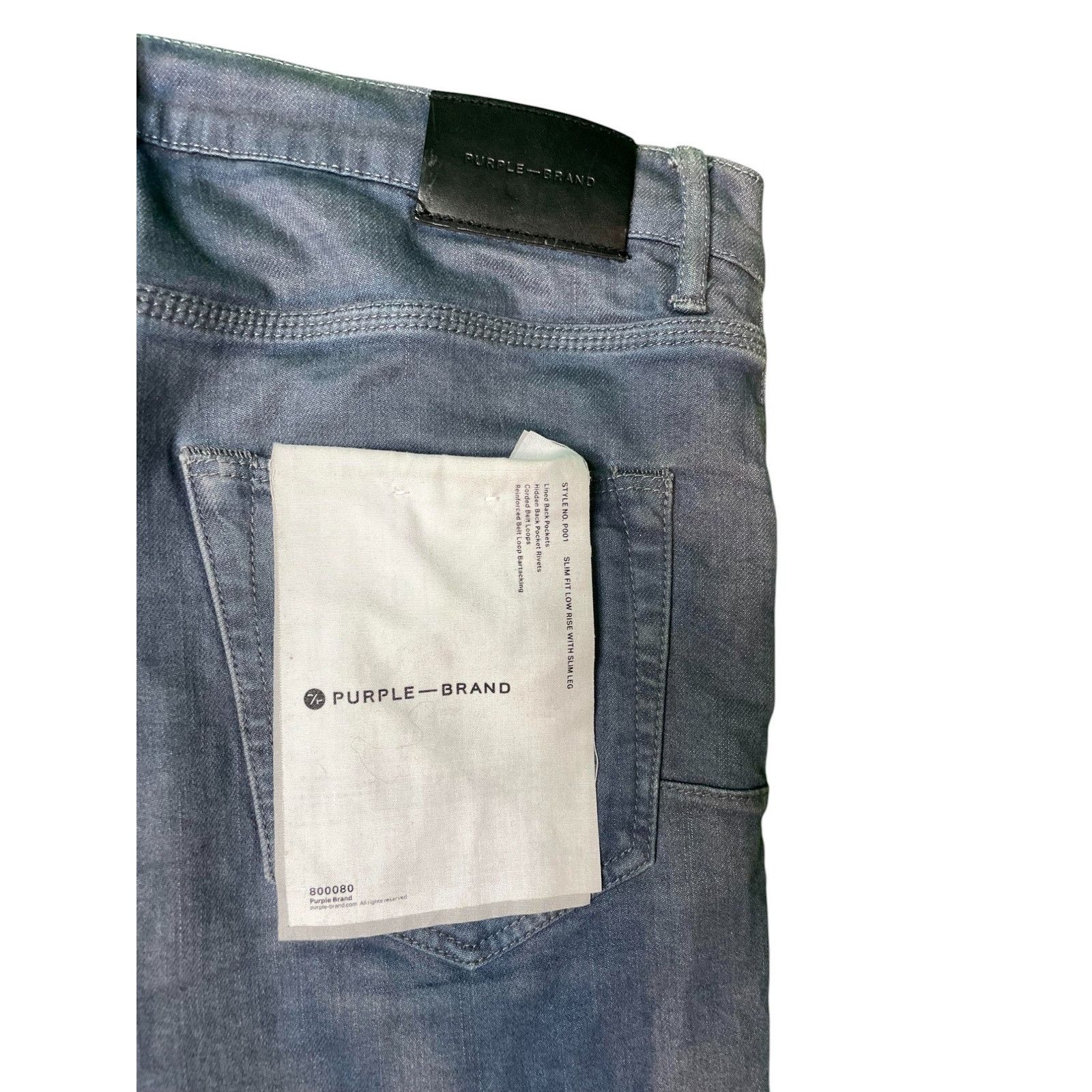 Purple Brand Purple Brand Tattered Dirty Wash Blue Jeans Size US 32 / EU 48 - 6 Thumbnail