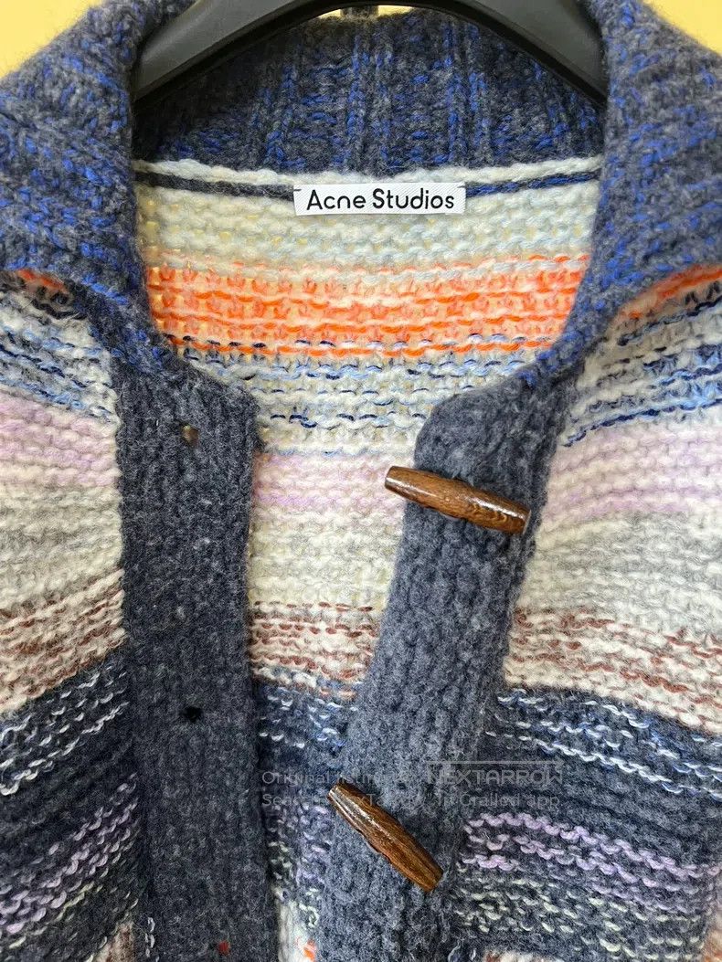Acne Studios Acne Studios Striped knitted cardigan, rainbow gradient, h Size XS / US 0-2 / IT 36-38 - 6 Thumbnail