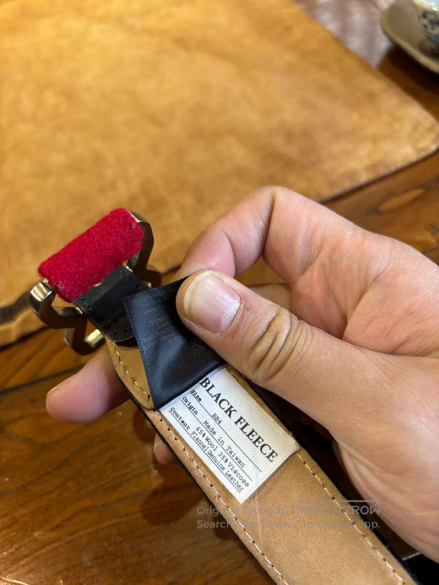 Thom Browne Thom Browne x Brooks Brothers Wool Leather Belt. Size ONE SIZE - 6 Thumbnail