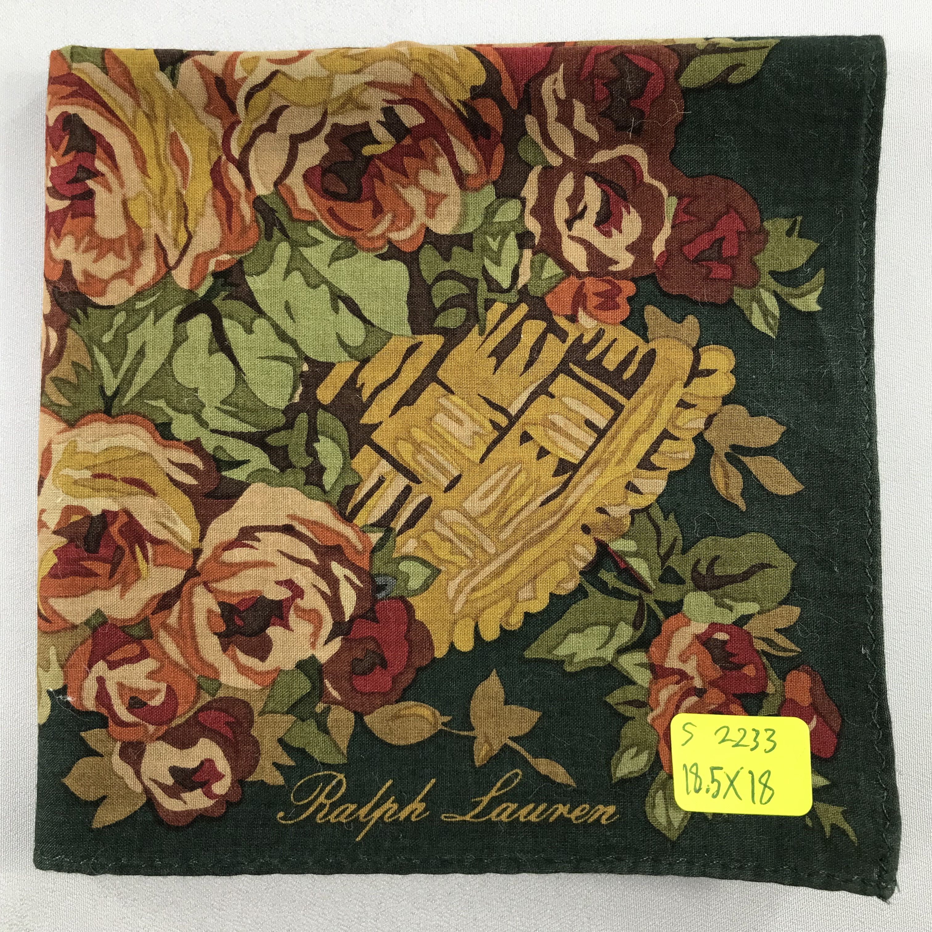 Ralph Lauren × Vintage Ralph Lauren Bandana / Handkerchief / Neckerchief - S2233 Size ONE SIZE - 5 Thumbnail