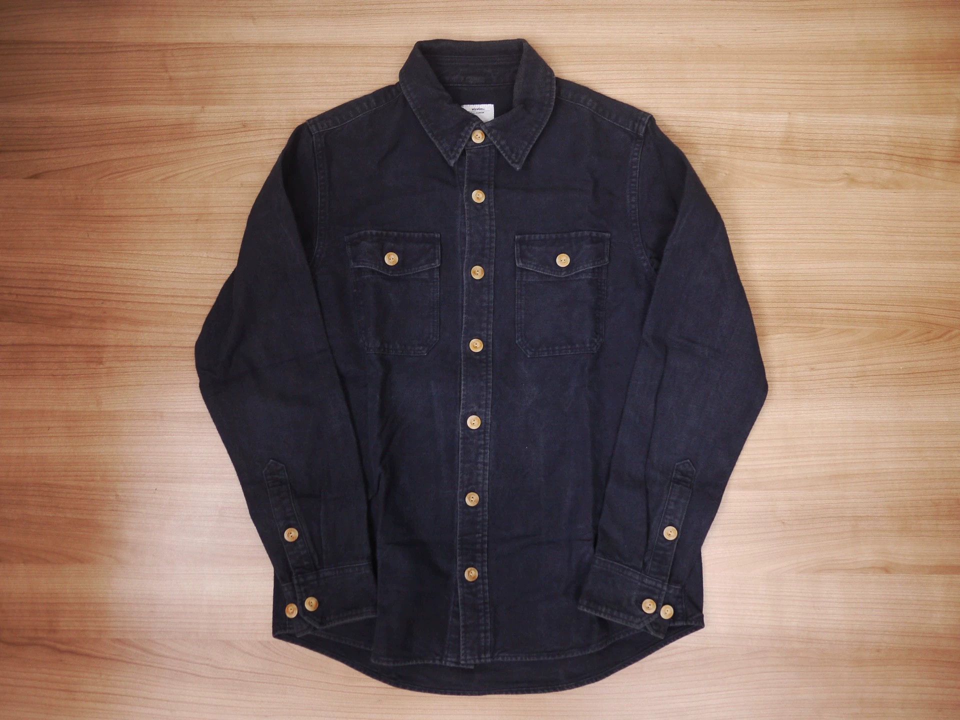 Visvim VISVIM Black Elk Flannel Used DK.Indigo Size 1 Size US S / EU 44-46 / 1 - 1 Thumbnail