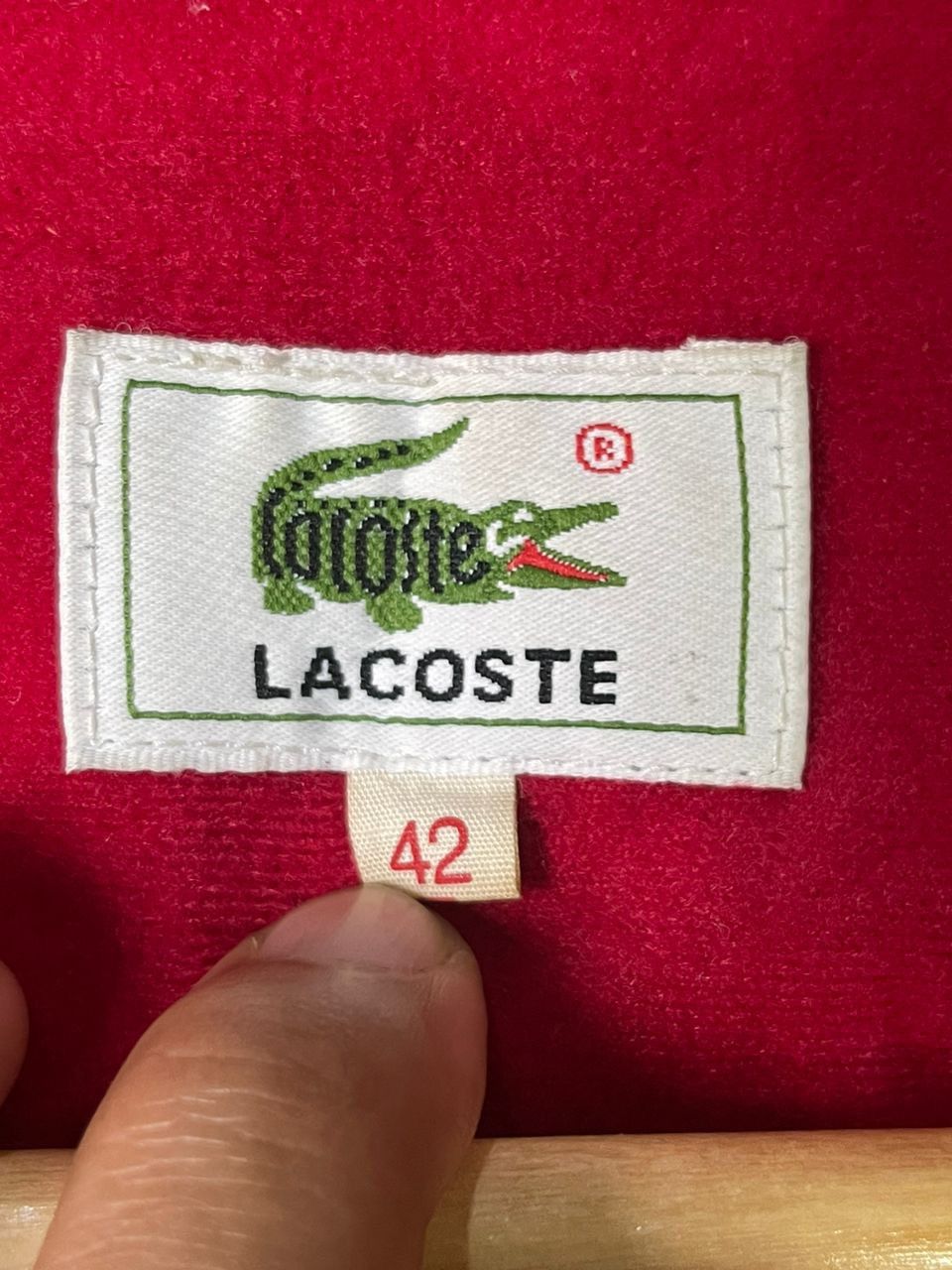 Lacoste × Vintage Vintage Lacoste Pullover Windbreaker (49) Size US S / EU 44-46 / 1 - 6 Thumbnail