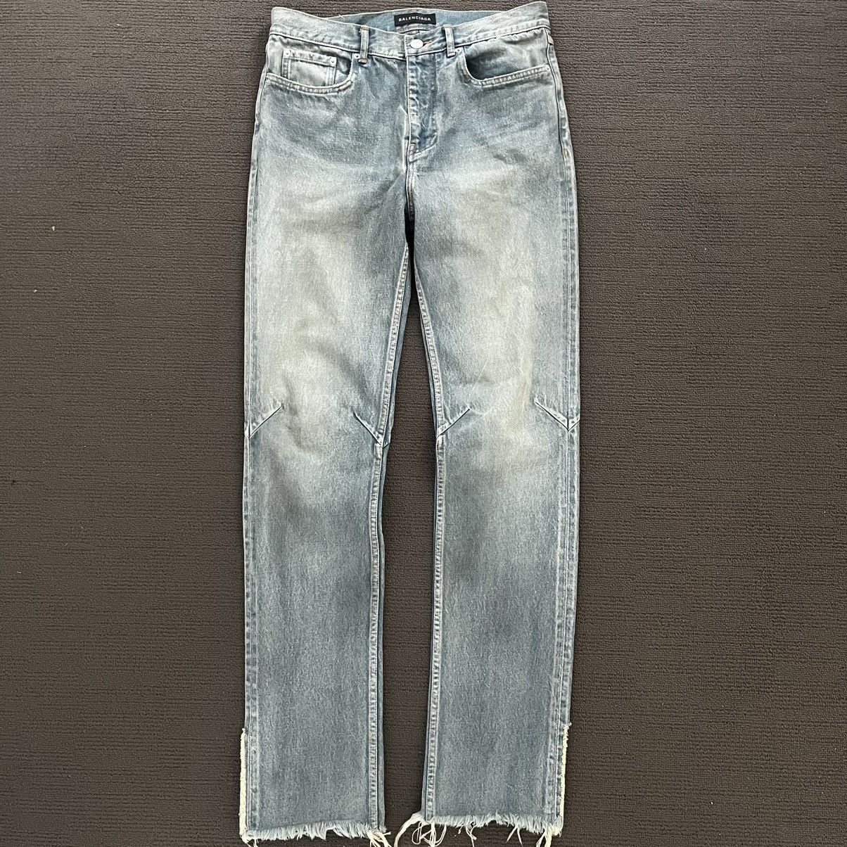 Balenciaga BALENCIAGA BLUE DENIM JEANS Size US 30 / EU 46 - 1 Thumbnail