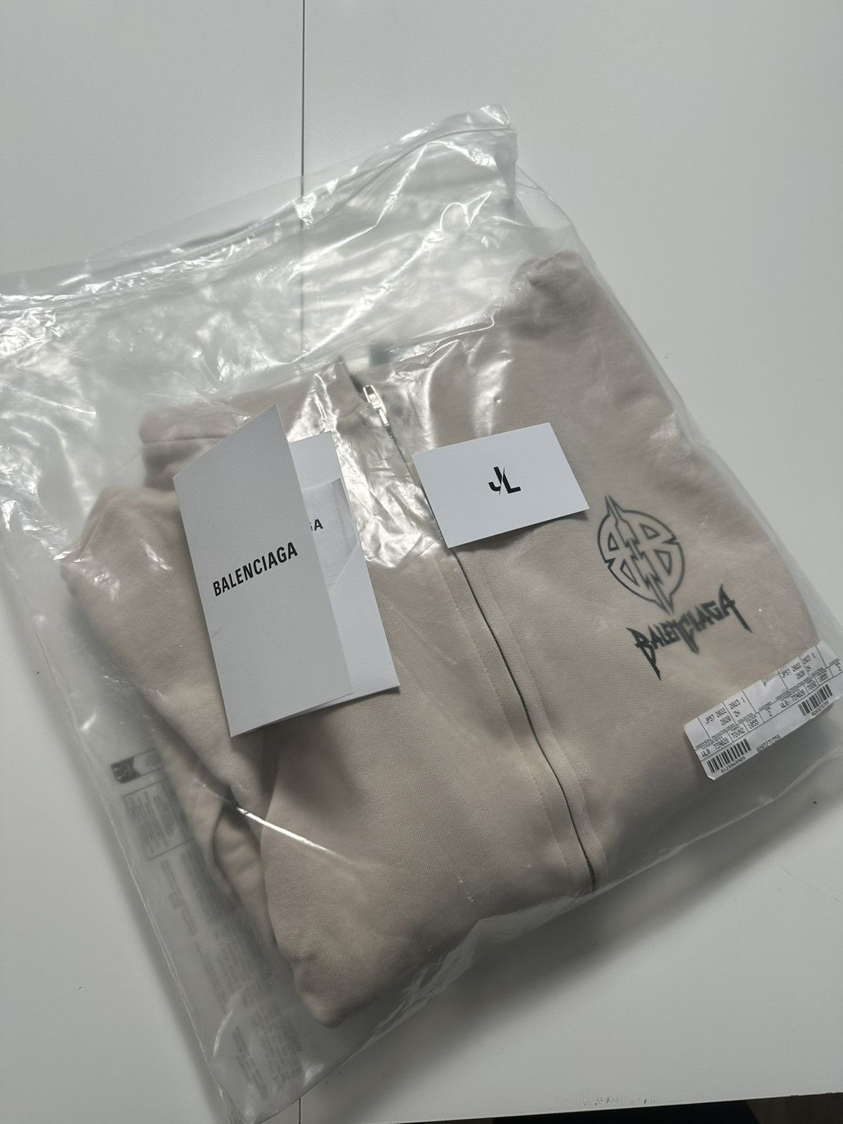 Balenciaga Balenciaga Metal BB zip-up hoodie S NEW Size US S / EU 44-46 / 1 - 5 Thumbnail