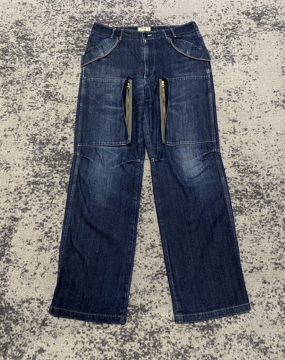 Hysteric Glamour Y2k Blue way “number nine style” baggy jeans Size US 34 / EU 50 - 1 Thumbnail