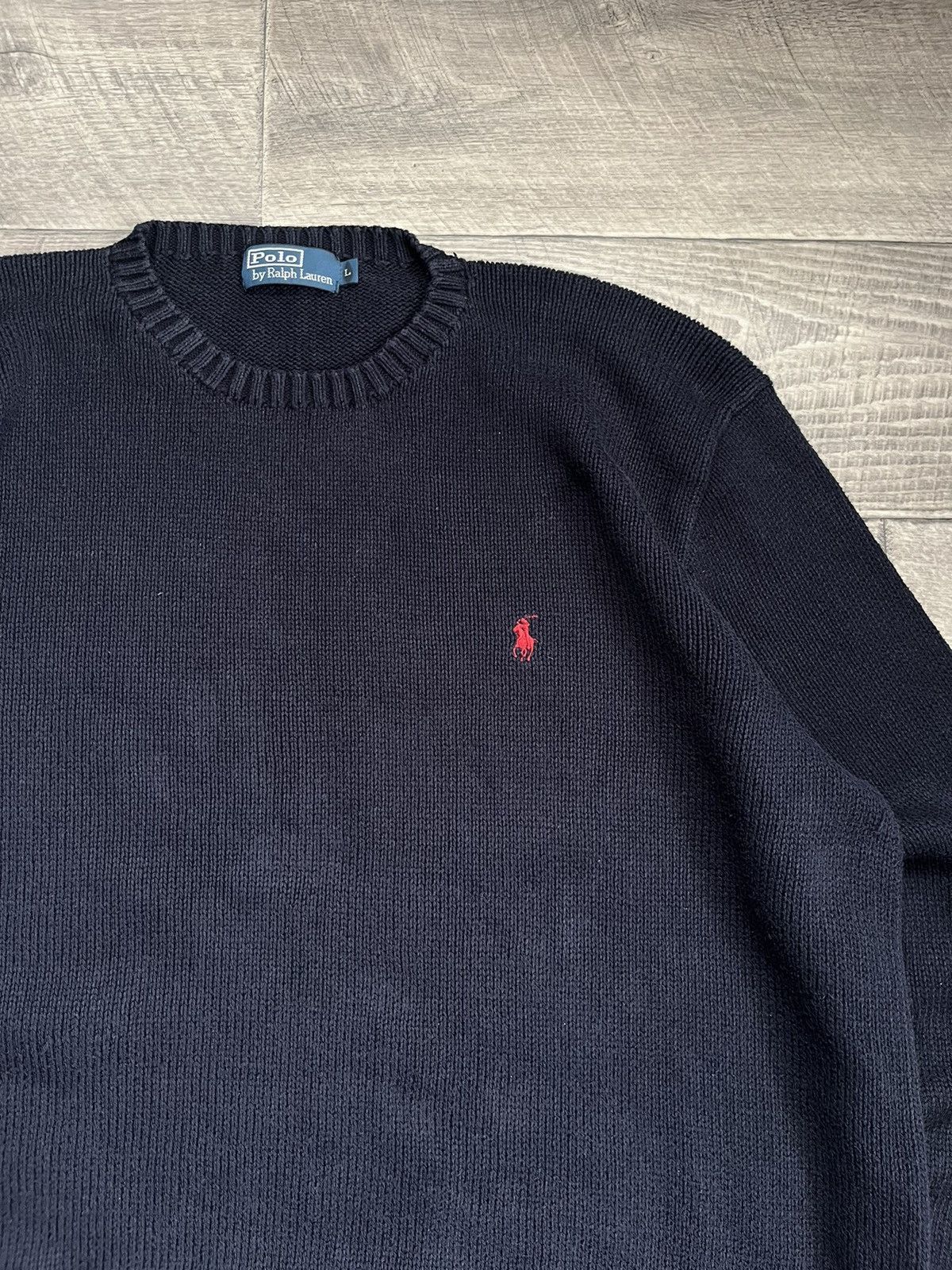 Polo Ralph Lauren Vintage Polo Ralph Lauren Sweater Knitted Y2K Baggy Size US L / EU 52-54 / 3 - 2 Thumbnail