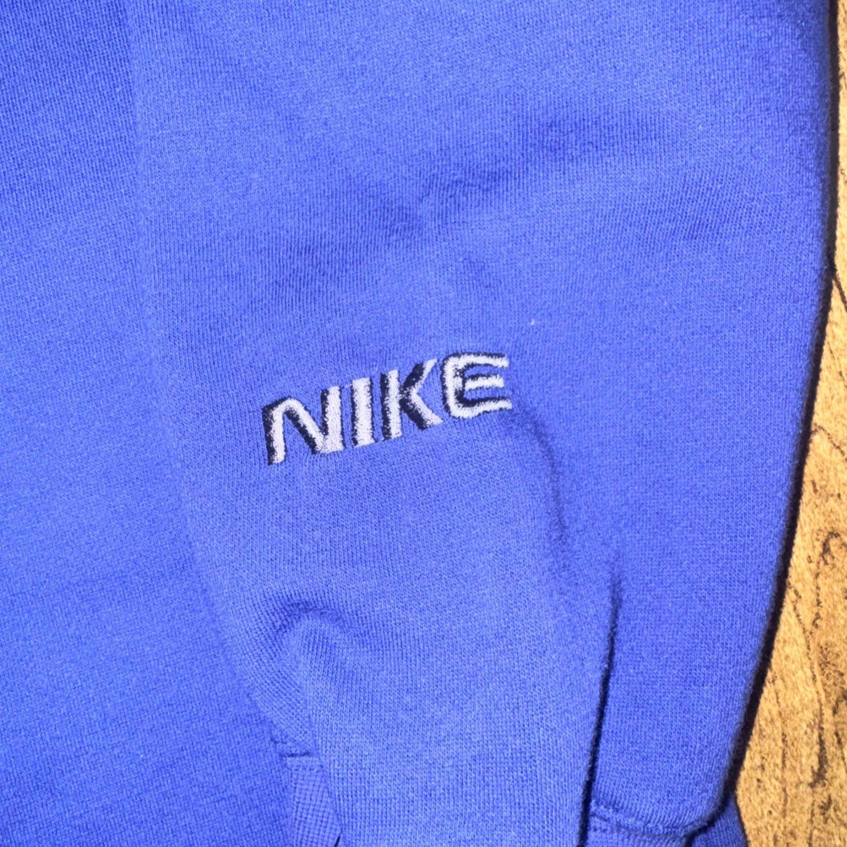 Nike VINTAGE Nike Premier Hoodie Men's Large Blue 90s Streetwear Soccer Sportswear Pullover Hooded Pockets Size US L / EU 52-54 / 3 - 3 Thumbnail