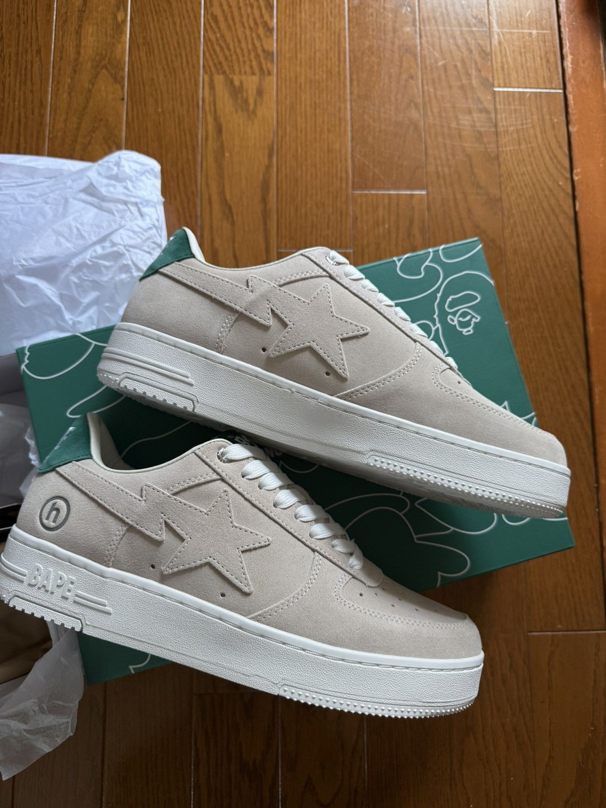 Bape Hidden X HIDDEN NY Nubuck Suede Bapesta Size US 10 / EU 43 - 3 Thumbnail