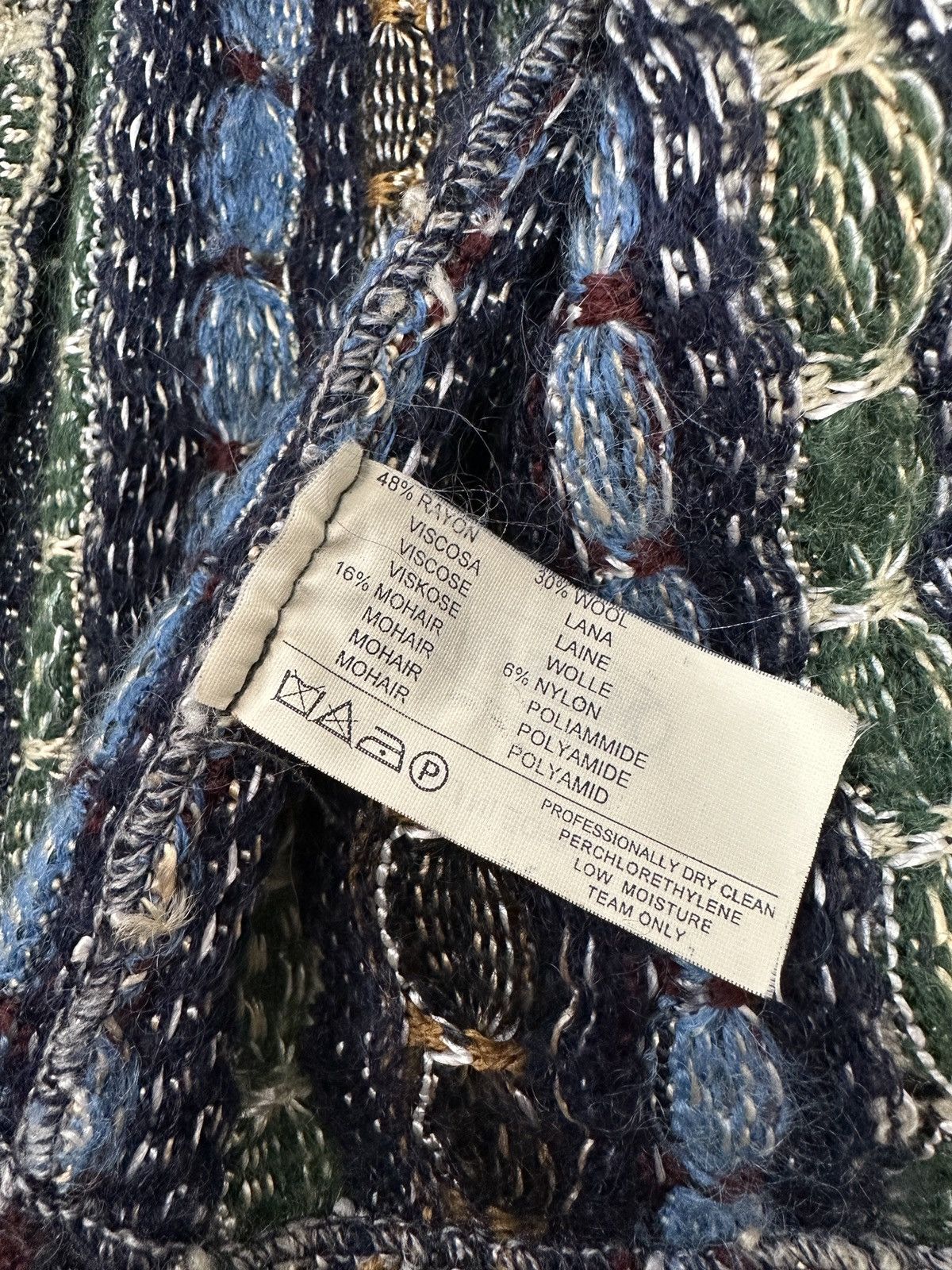 Missoni MISSONI Long Knit Vest Cardigan Sleeveless Wool Mohair Sz 42 Size M / US 6-8 / IT 42-44 - 13 Thumbnail