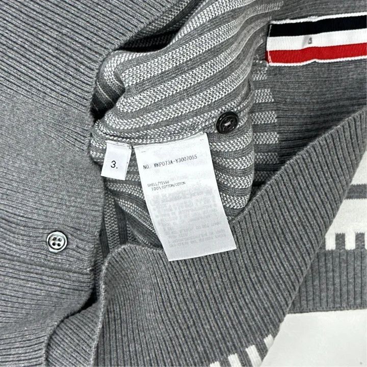 Thom Browne Thom Browne SS22 Striped Short Sleeve Polo -2507 Size US M / EU 48-50 / 2 - 5 Thumbnail
