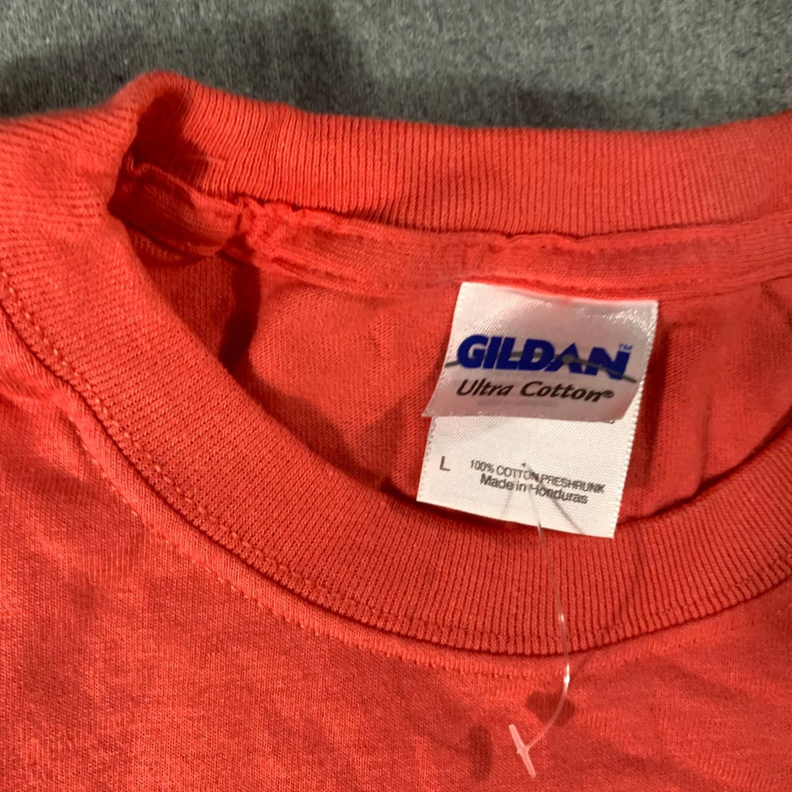 Gildan GILDAN Atlanta Shirt Adult Large Orange Casual T Shirt Mens Size US L / EU 52-54 / 3 - 3 Thumbnail