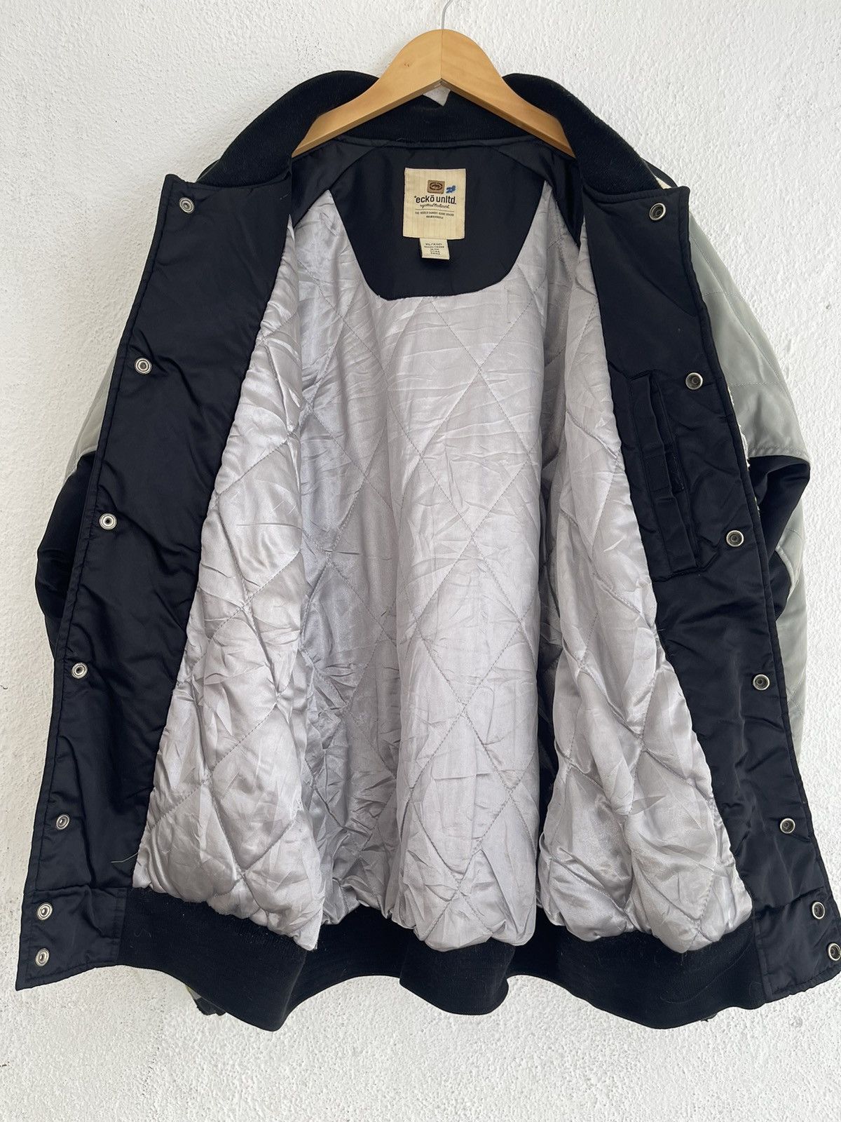 Ecko Unltd. Ecko Untld Embroidered Varsity Jacket Size US XL / EU 56 / 4 - 4 Thumbnail