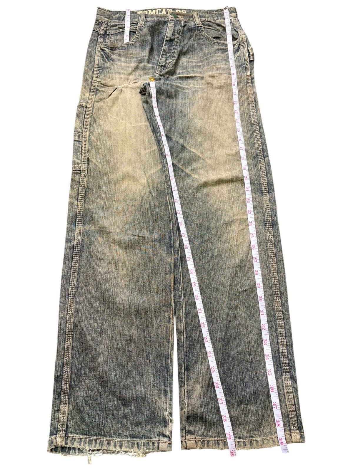 Edwin Vintage Japanese Brand Mud Wash Carpenter Distress Jeans Size 28" / US 6 / IT 42 - 8 Thumbnail