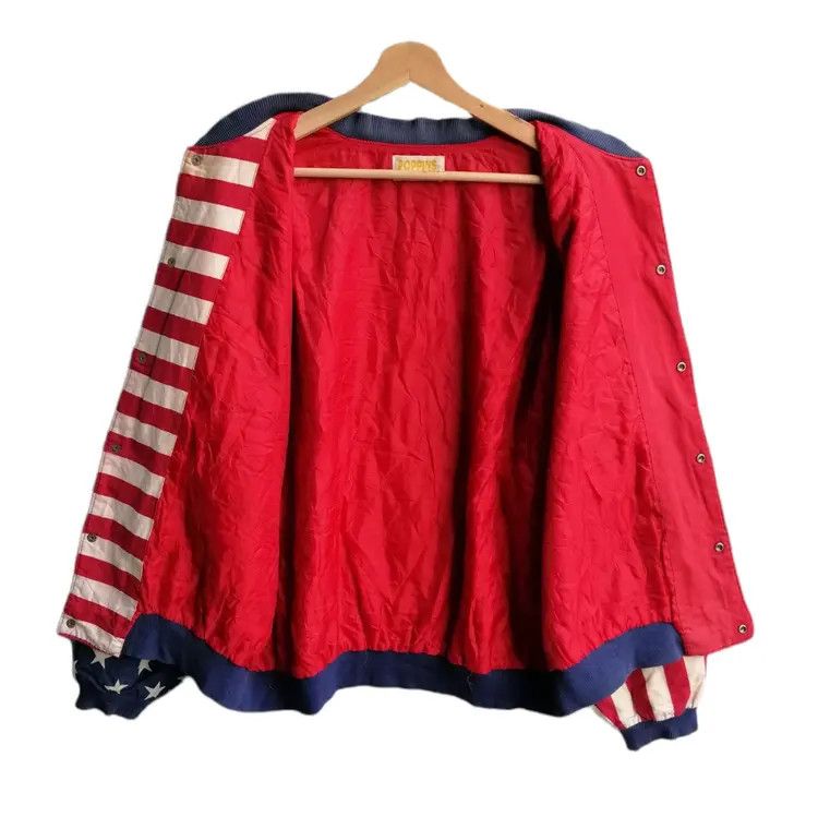 Japanese Brand Vintage Mickey Mouse POPPINS American Flag Jacket Size US M / EU 48-50 / 2 - 17 Thumbnail